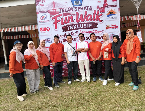 Jalan Sehat dan Fun Walk Inklusif SLBN Prof. Dr. Sri Soedewi Jambi